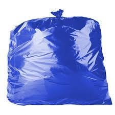 blue bin bag