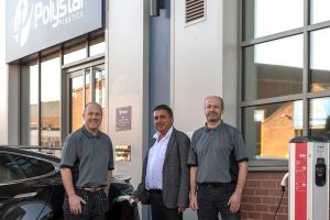 Charging Posts, January 2019 &#8211; Polystar Plastics Installs EV Charging Posts as Part of Sustainability Drive
