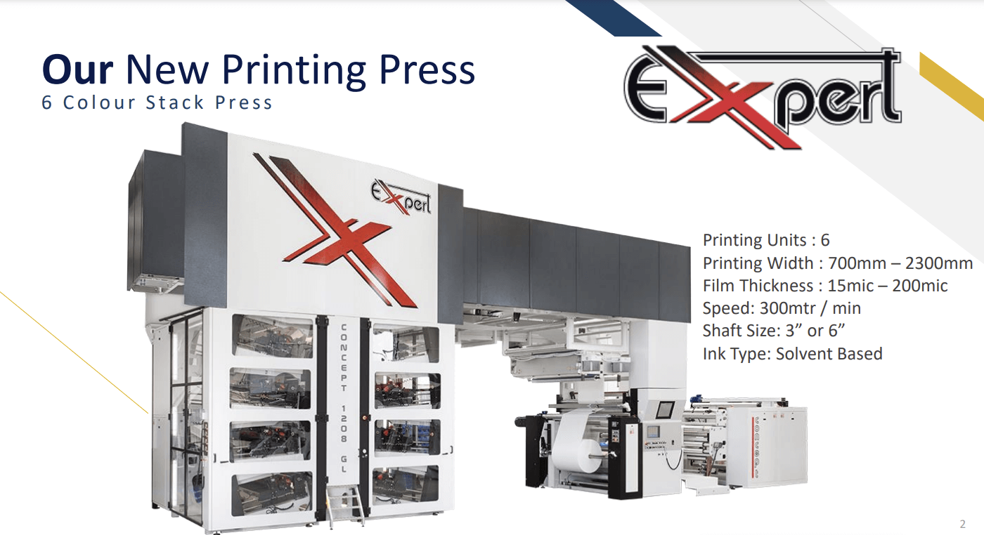 , May 2024 – Polystar Plastic Welcomes New Printing and Slitting Technologies