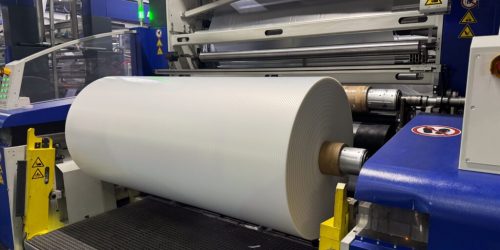 Polythene sheeting