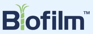 Biofilm logo in blue